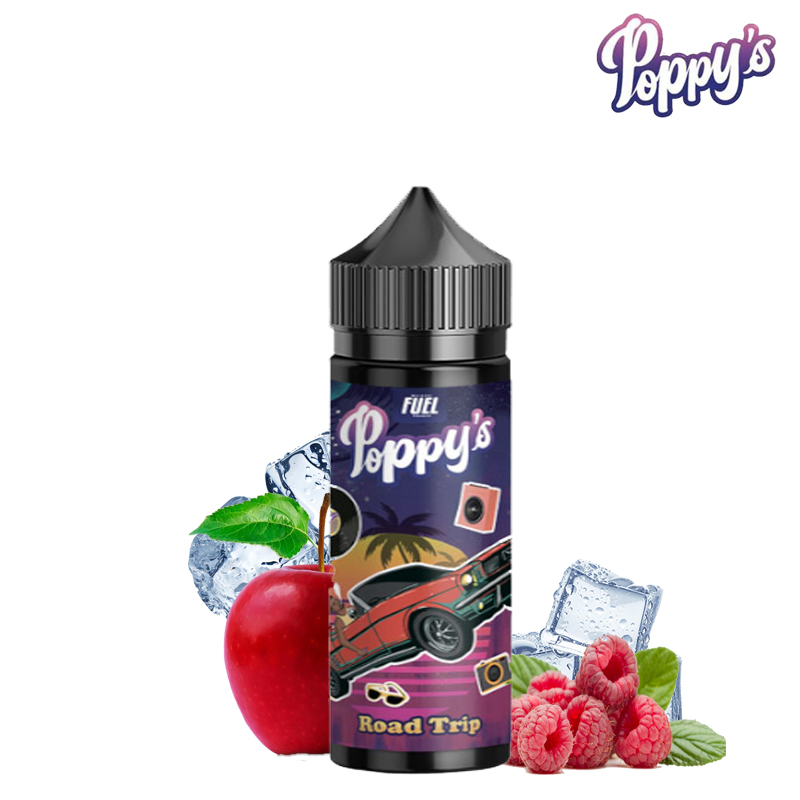 Fiole de Road Trip poppy's e liquide en 50 ml